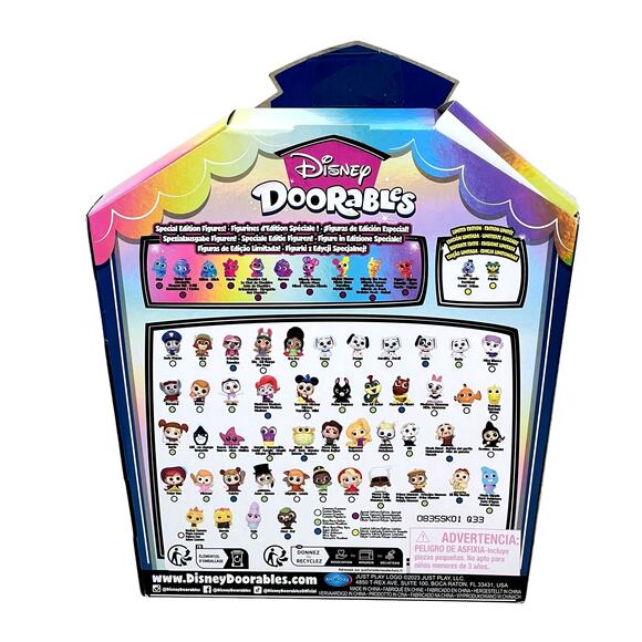 Disney Doorables Technicolor Takeover Multi Peek 5-7 Figures 1.5" NEW Sealed 5+ - Picture 2 of 6